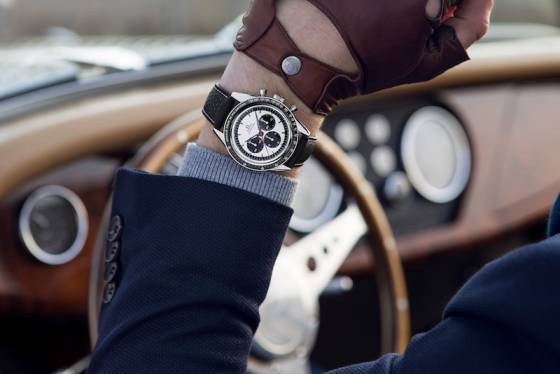 Omega relanza el Speedmaster Pulsometer Panda Dial