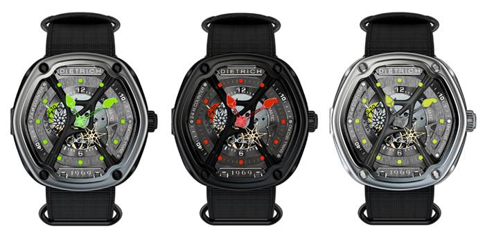 The OTC-A01 en sus tres variaciones de color