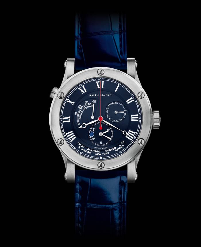 SPORTING WORLD TIME IN STEEL de Ralph Lauren