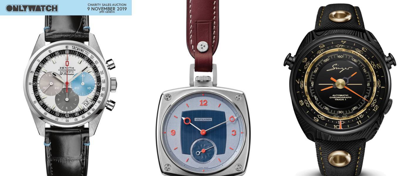 Todos los relojes de la Only Watch 2019