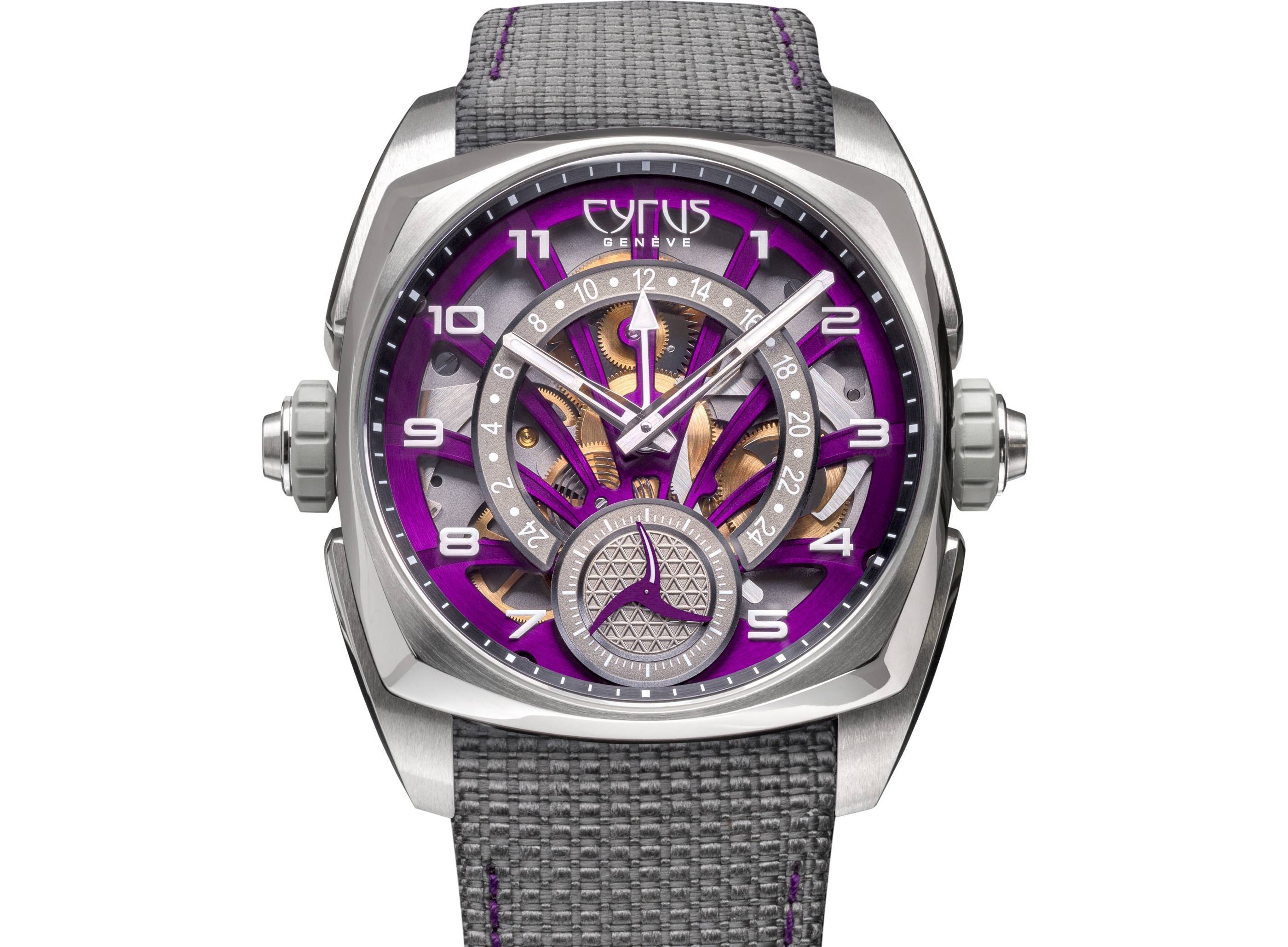 Cyrus Genève añade la edición Klepcys GMT Retrograde Royal Purple