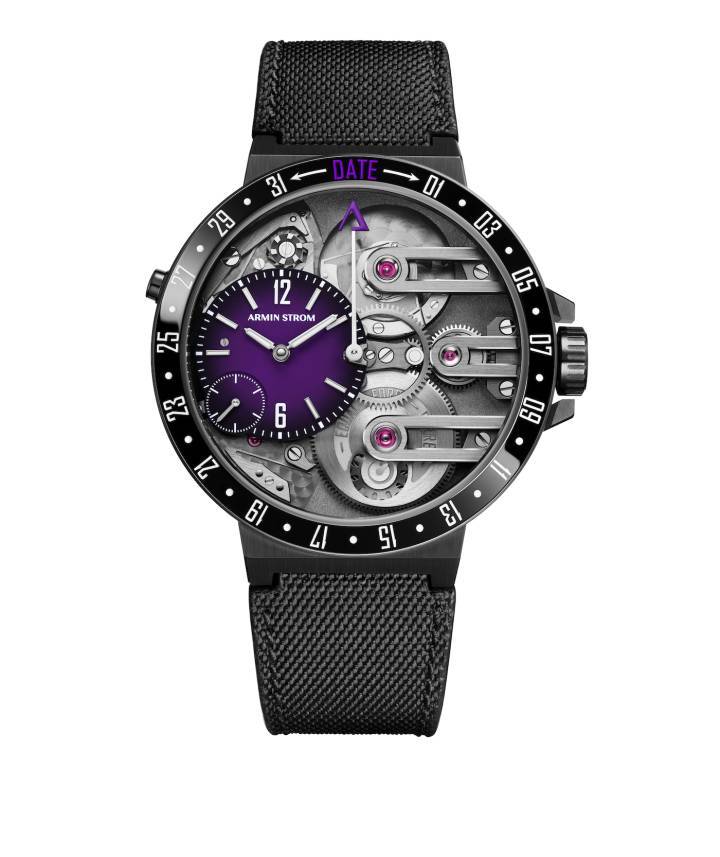 Armin Strom Orbit Purple presenta la visualización de fecha a demanda