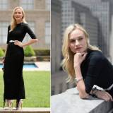 Diane en el lanzamiento del film de Jaeger-LeCoultre en Nueva York