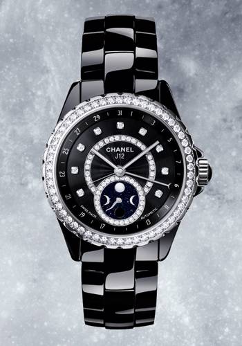 Chanel J12 Moonphase, hora exquisita