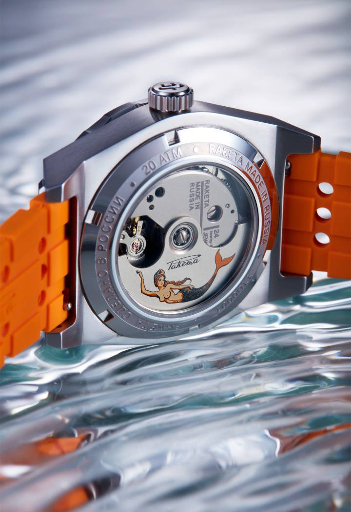 Raketa Amphibia: un reloj para inmersión profunda