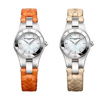 Los dos nuevos modelos Linea de Baume & Mercier diseñados en colaboración con la actriz Emmanuelle Chriqui