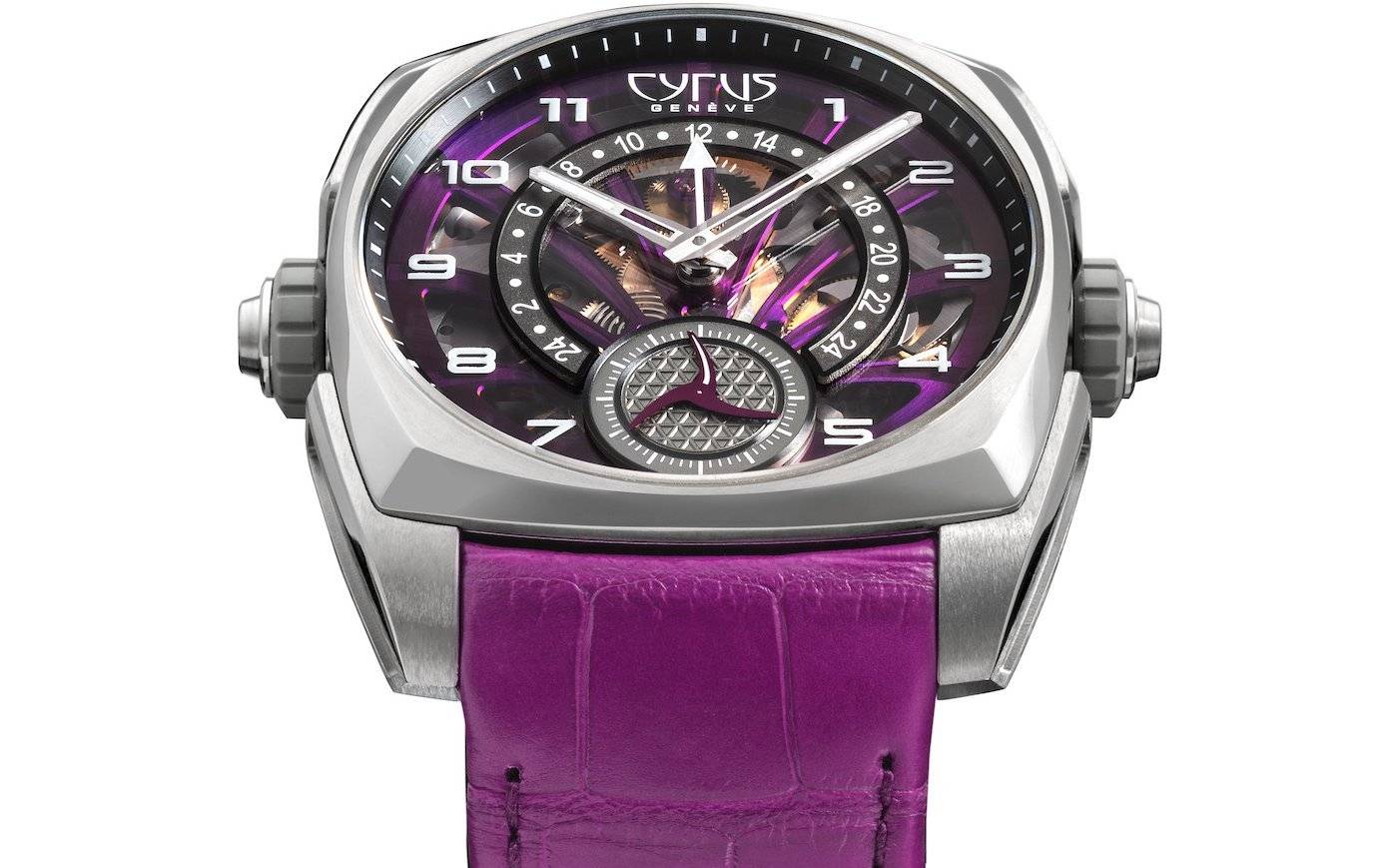 Cyrus Genève añade la edición Klepcys GMT Retrograde Royal Purple
