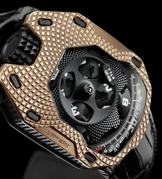El último modelo de Urwerk es en rabioso oro