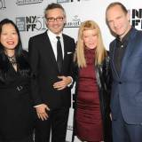 De izquierda a derecha: Rose Kuo, Laurent Vinay, Andrea Arnold, Ralph Fiennes