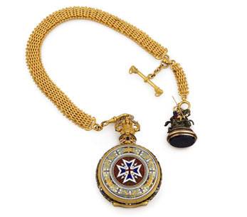 Sotheby's: se subastará el reloj de Ludwig II de Baviera el 10 de mayo en Ginebra