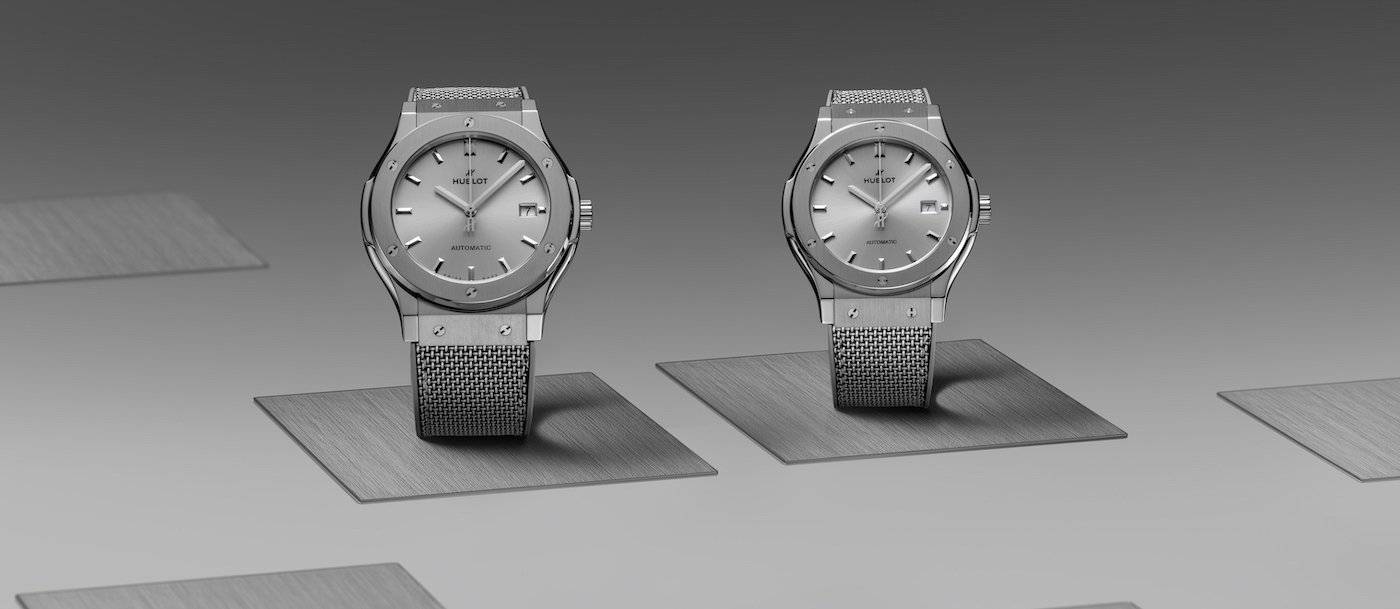 Hublot da la bienvenida a un dúo de Classic Fusion Essential Grey Volumen III