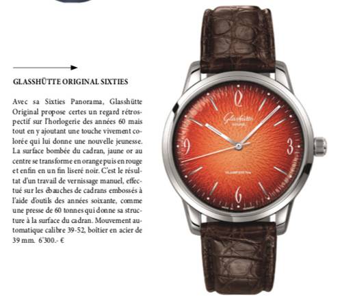 Glashütte Original, Sajón hasta la médula