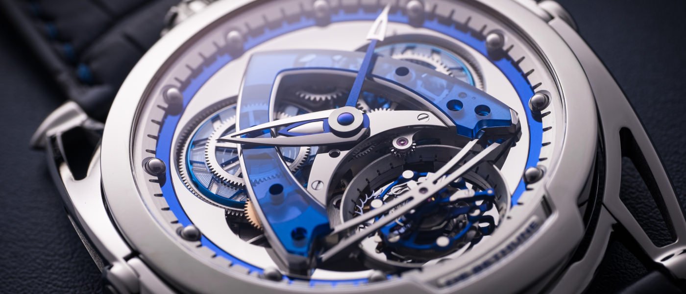 De Bethune presenta el DB28 Steel Wheels Sapphire Tourbillon