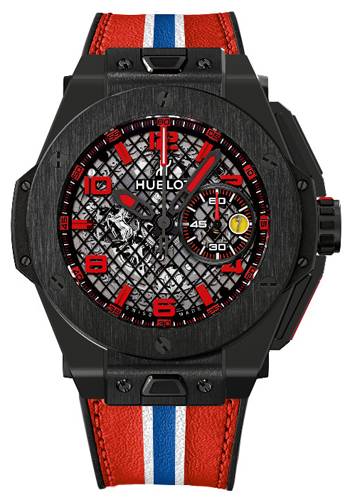 Big Bang Ferrari Black Ceramic de Hublot (Frontal)