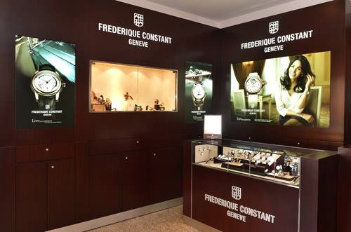 La shop-in-shop de Frederique Constant en el Espace Temps