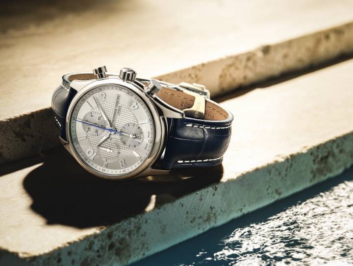 Frédérique Constant presenta el modelo Runabout RHS Chronograph Automatic como homenaje a su colaboración con la empresa de yates Italiana Riva.