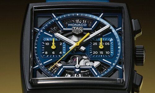 TAG Heuer Monaco Chronograph en una nueva versión azul oscuro
