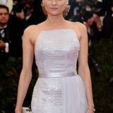 Diane Kruger en la Gala MET 2014 llevando un reloj de joyería vintage Jaeger-LeCoultre vintage