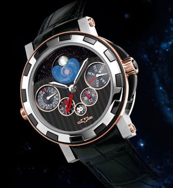 ACADEMIA PERPETUAL CALENDAR NEBULA GMT por DeWitt 