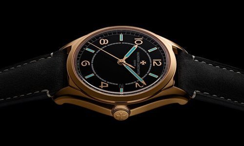 Vacheron Constantin Fiftysix Black Dial de cuerda automática al estilo de mediados de siglo