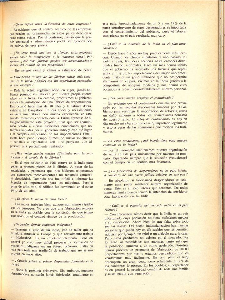 Una historia de Favre Leuba a través de los archivos de Europa Star