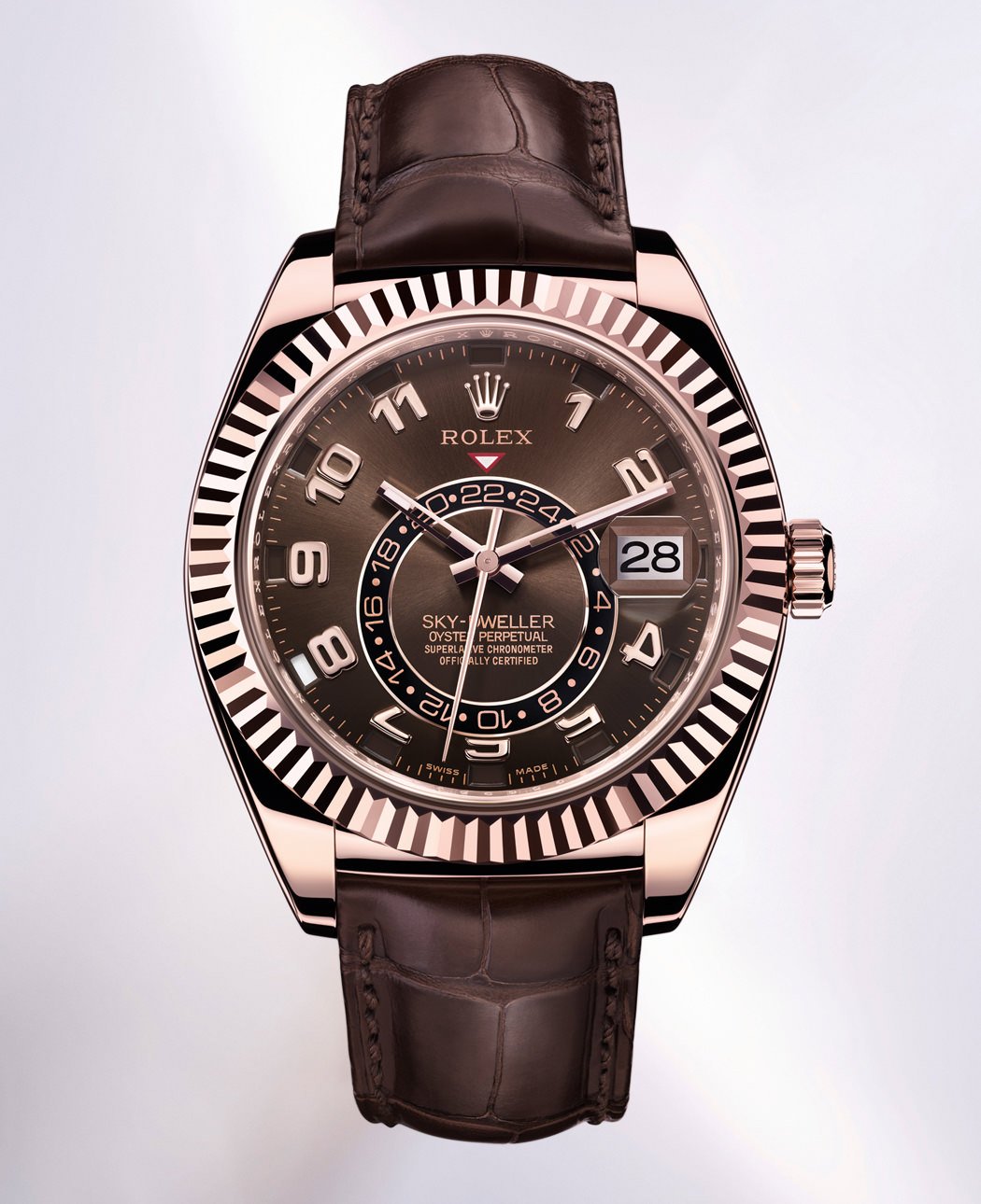 OYSTER PERPETUAL SKY-DWELLER EVEROSE GOLD de Rolex