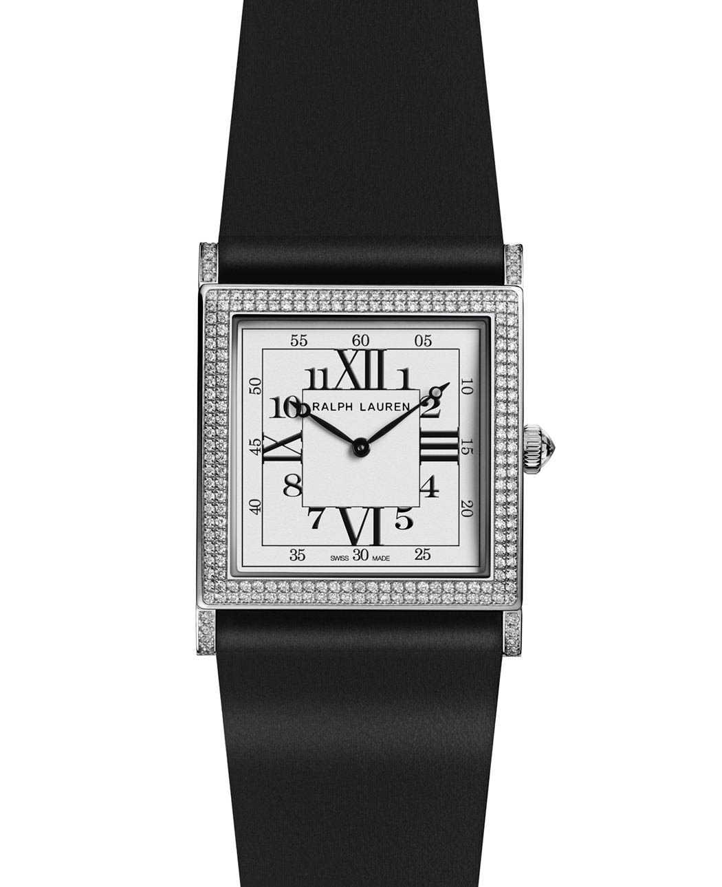 SLIM CLASSIQUE (White Gold - Two Rows Diamonds) de Ralph Lauren