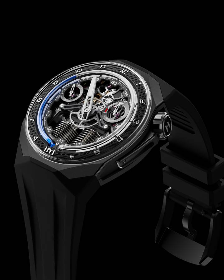 HYT añade tres relojes deportivos de titanio S1 a su colección permanente