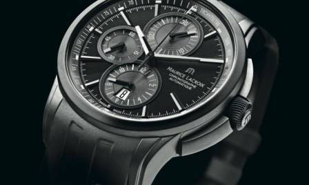 Pontos Chronograph Sport Full Black y Titanium. El espíritu de la alta tecnología y la talla deportiva, por Maurice Lacroix 