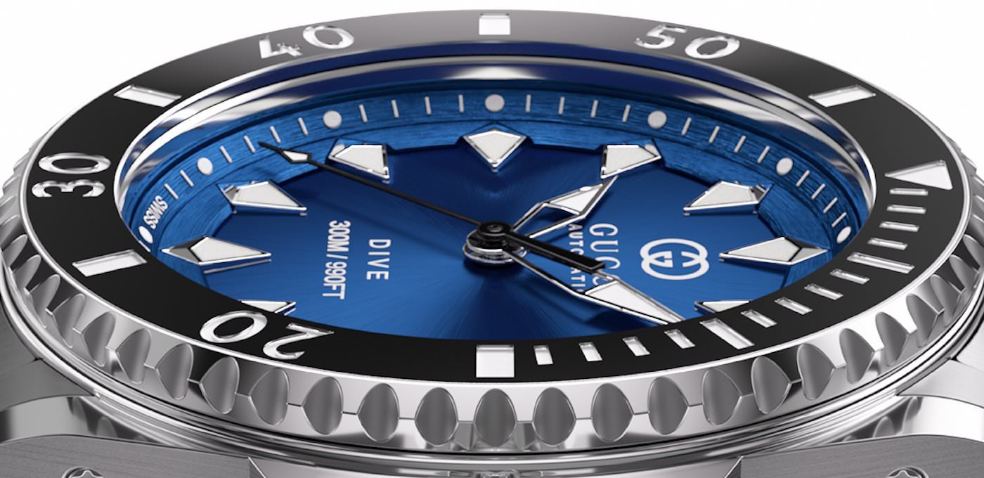 Gucci lanza una nueva campaña para su colección de relojes Dive