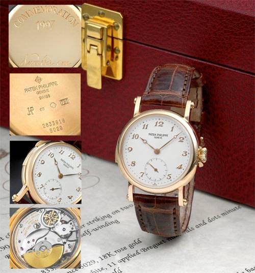 Raro Patek Philippe Ofrecido en la Próxima Subasta de Antiquorum