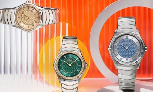 El nuevo diseño de la esfera renueva la colección Sport Classic de Ebel