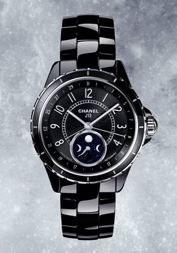 Chanel J12 Moonphase, hora exquisita