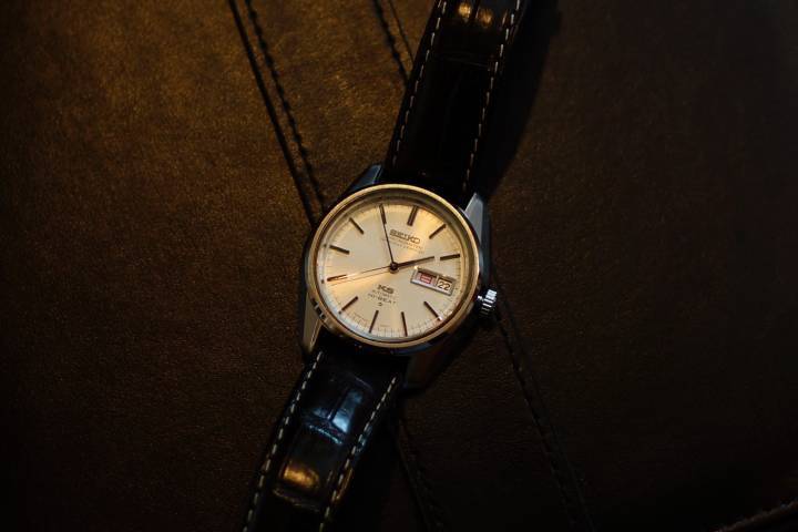  Stephen Foskett ve el período entre 1965 y 1975 como la edad de oro de los relojes vintage, como lo demuestra su King Seiko 56KS.