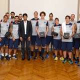 Los jugadores del Paris Saint-Germain con sus Big Bangs