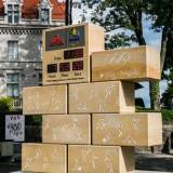 El reloj Omega de cuenta atrás para los juegos Olímpicos en Lausana