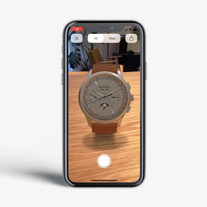 La opción 3D ofrecida para algunos modelos de Jaeger-LeCoultre a través de Google