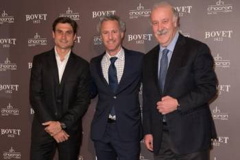 David Ferrer, Moisés Chocrón y Vicente del Bosque