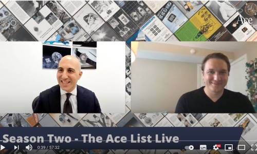 La Lista Ace - En vivo con Serge Maillard del Europa Star Magazine