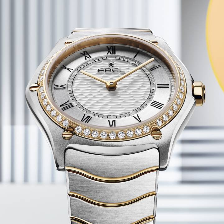 El nuevo diseño de la esfera renueva la colección Sport Classic de Ebel