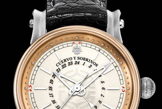 Torpedo Pirata GMT de Cuervo y Sobrinos, rebelde romántico