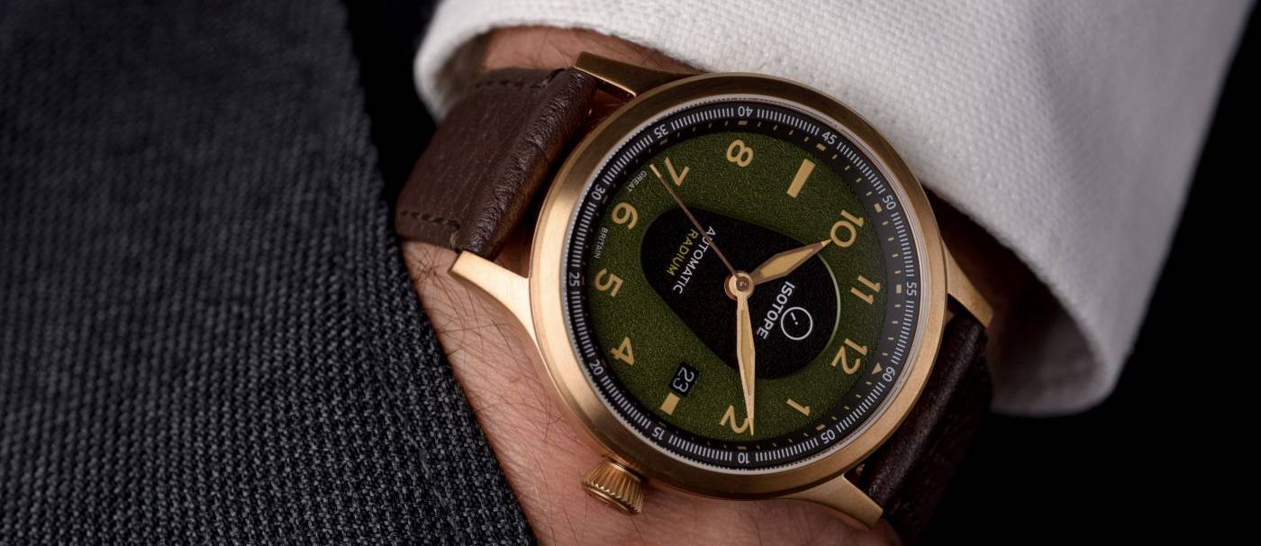 Isotope Watches presenta el reloj Old Radium Bronze Pilot