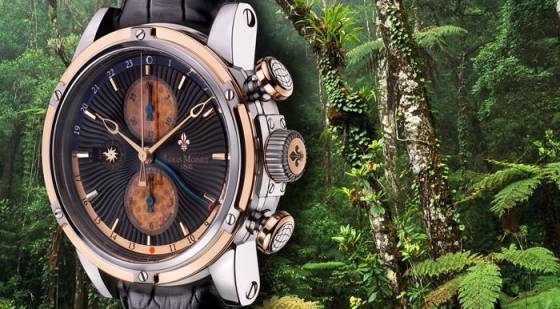 Louis Moinet : El Rey de Malasia desvela el «Geograph rainforest»