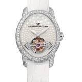 Cat's eye jewellery tourbillon con gold bridge de Girard-Perregaux