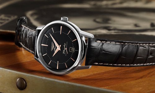 Longines: El Flagship Heritage con esfera negra