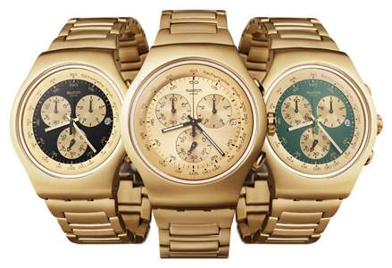 Cronógrafos Golden de Swatch 
