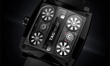 LVMH - TAG HEUER - El V4 Tourbillon... ¡con transmisión por correa!