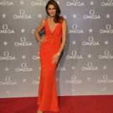 Cindy Crawford celebrando la primera boutique de Omega en Chile