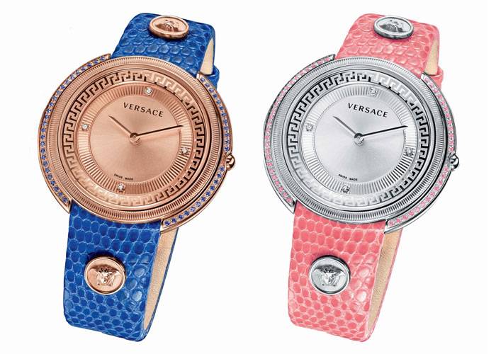 Izquierda: El Versace Thea Blue - Derecha: El Versace Thea Pink
