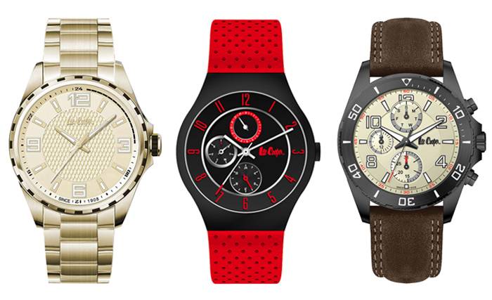 De Izquierda a Derecha: Holyport, Derby & Norwich timepieces de Lee Cooper Watches